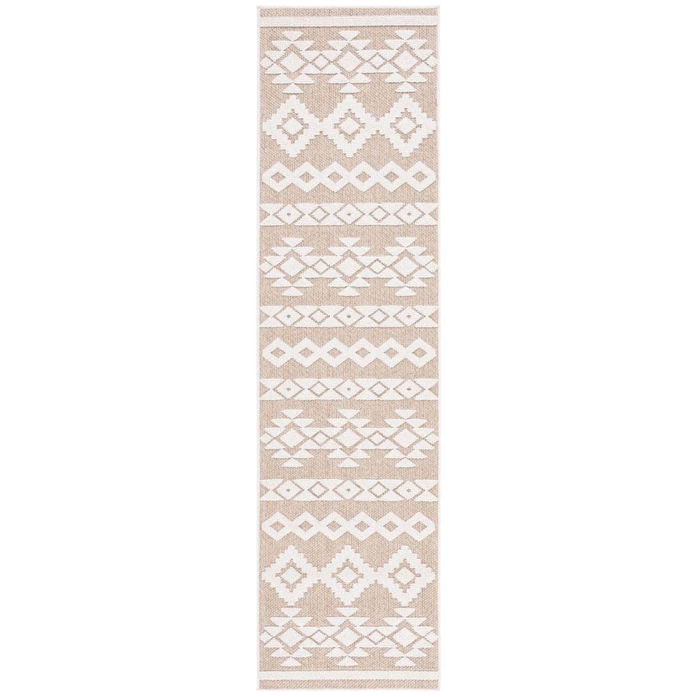 Global Beige/Ivory 2 ft. x 8 ft. Diamond Aztec Indoor/Outdoor Runner Rug price history on PriceWatchPro