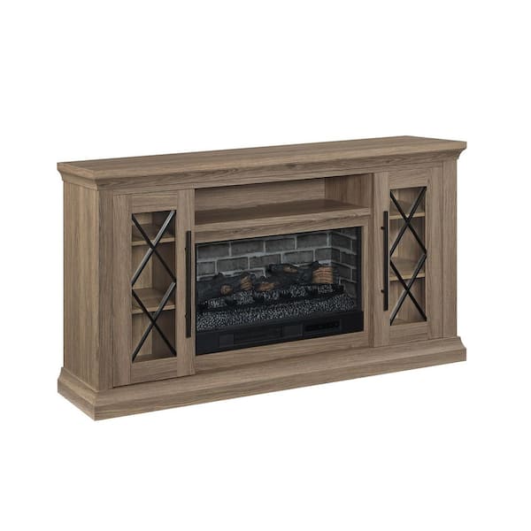 Whalen 65 in. Fireplace Freestanding Console-Medium and Light