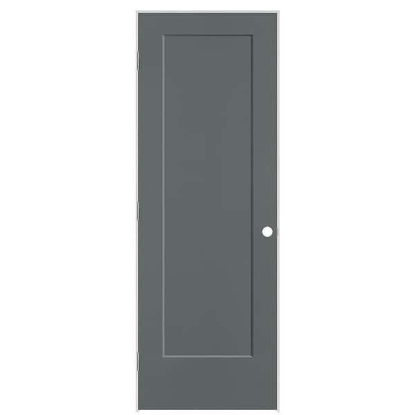 Masonite 28 in. x 80 in. 1-Panel Lincoln Park Right-Hand Hollow Core Cordite Molded Composite Single Prehung Interior Door
