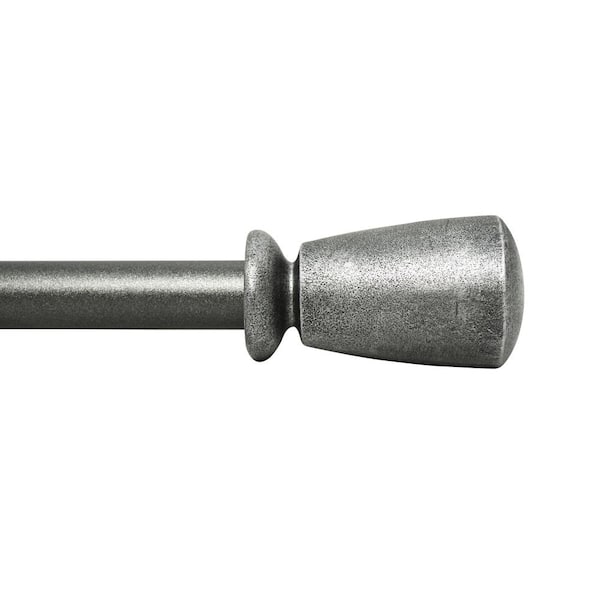 Versailles Home Fashions 30in - 78in Dover Rod in Antique Silver