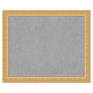 Trellis Gold 46 in. x 38 in Framed Magnetic Board