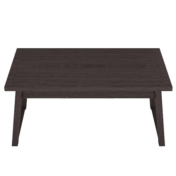 BYBLIGHT Capen 55 in. Rectangular Black Wood 1-Drawer Computer Desk