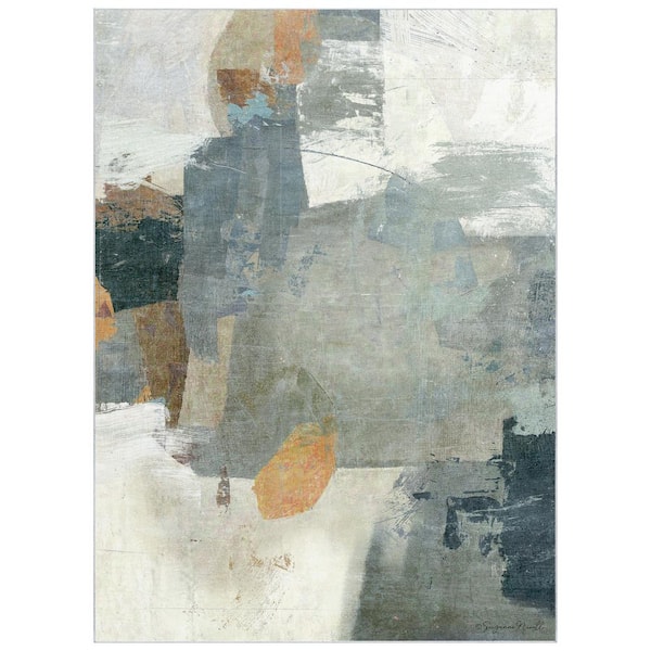 Gray 8 ft. x 10 ft. Interstellar Washable Abstract Art Area Rug Power-loomed Heavenly Softness with Non-Slipping Backing