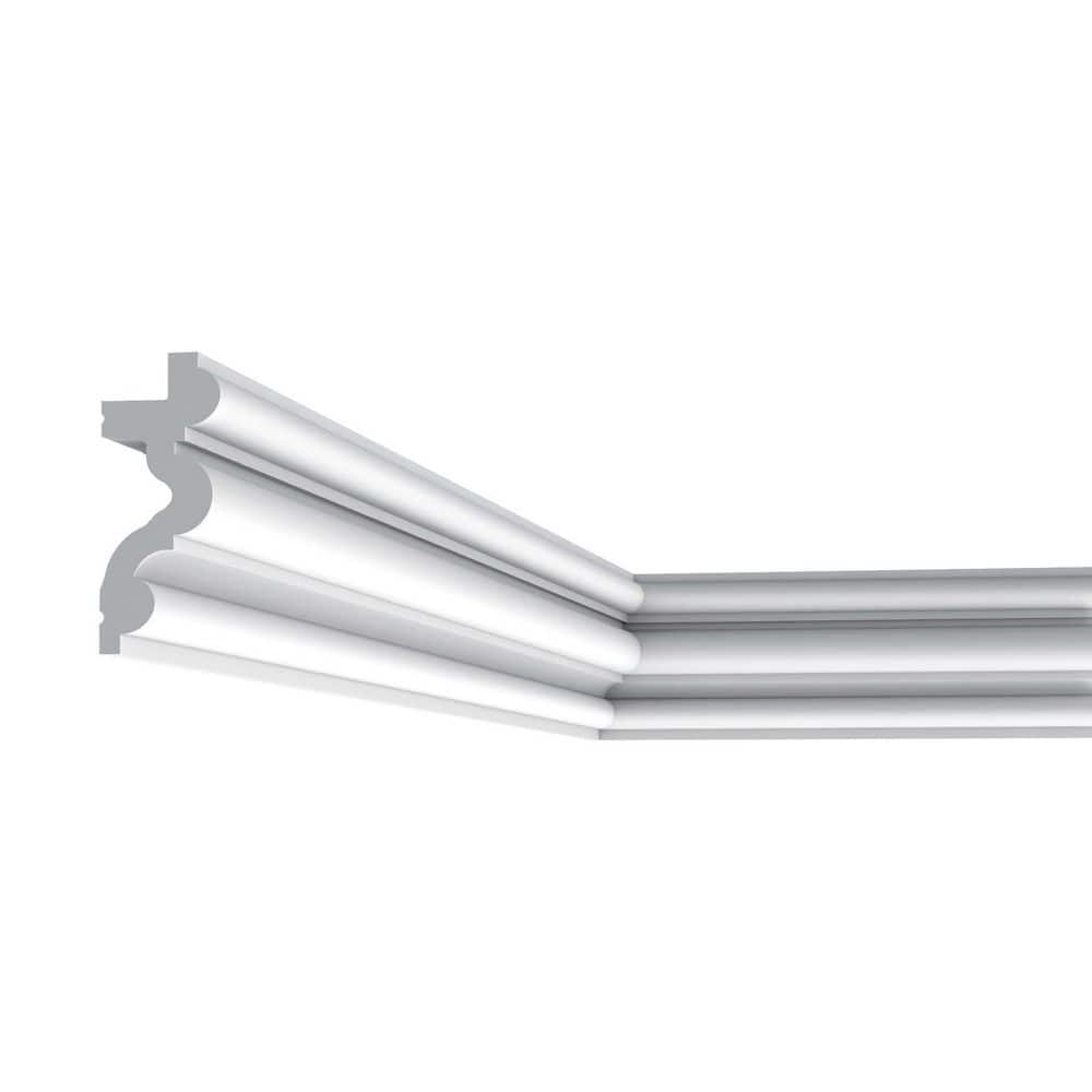 Primed White Polyurethane Crown Moulding Set