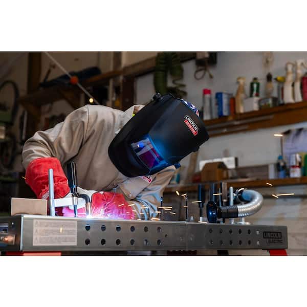 Lincoln Electric Matte Black Welding Kit with Auto Darkening 9-13