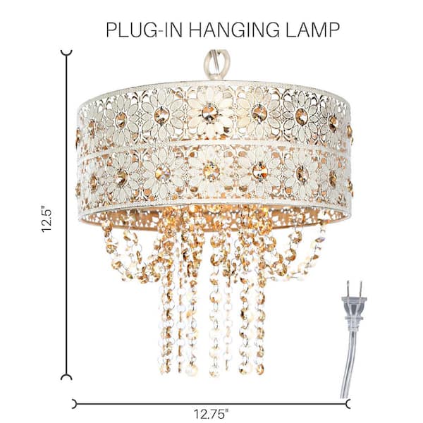 home depot plug in chandelier