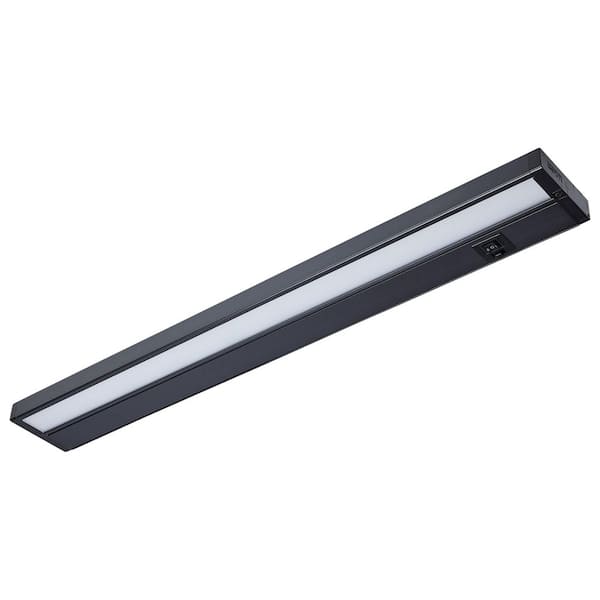 CounterQuick 28 in. Plug-In Dark Bronze Integrated LED Linkable Under Cabinet Light