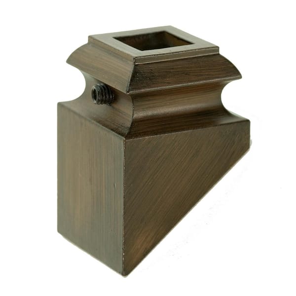 WM Coffman 1/2 in. Oil Rubbed Bronze Pitched Iron Shoe