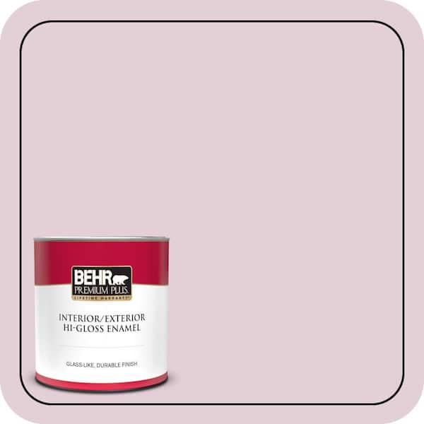 BEHR PREMIUM PLUS 1 qt. #S120-2 Etiquette Hi-Gloss Enamel Interior/Exterior Paint & Primer