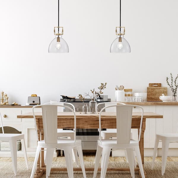 Edvivi Essence 10 in. 1-Light Contemporary Black and Antique