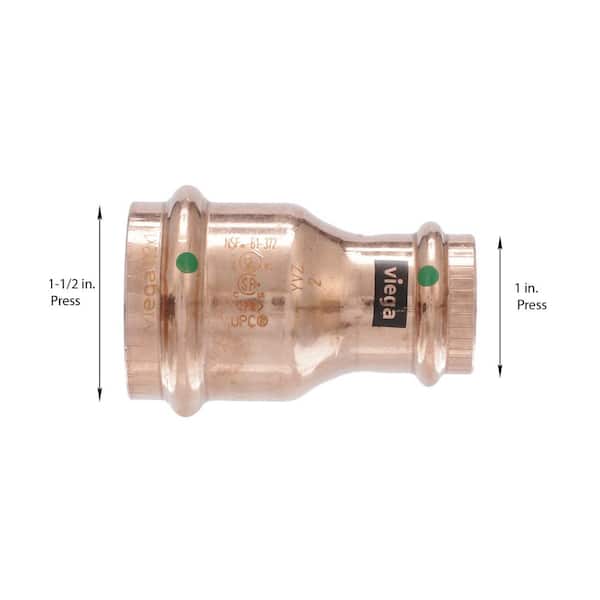 ProPress 1-1/2 in x 1 in. Press Copper Reducer