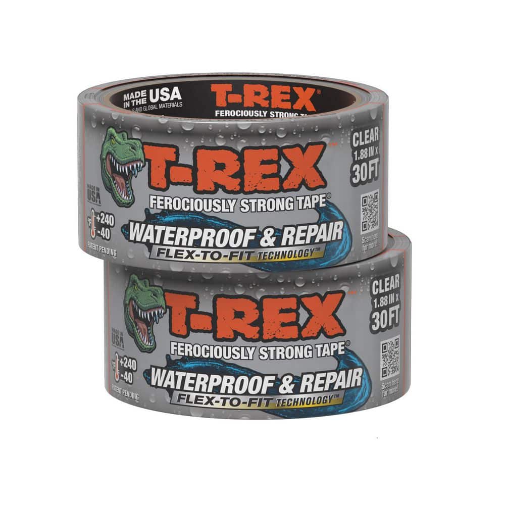 T-Rex 820-48 Transparent Tape, Flexible Armor Tape For Invisible Repairs And Fixings, Weatherproof And Versatile, 48mm X 8.2m - View #7