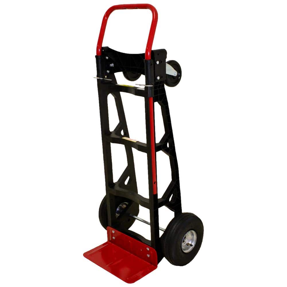 Milwaukee 600 lb. Capacity Convertible Truck DC40611 - The Home Depot