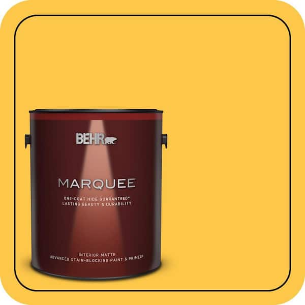 BEHR MARQUEE 1 gal. #350B-7 Chickadee Matte Interior Paint & Primer