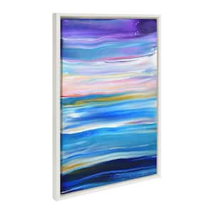 "Abstract Bright Landscape" by Xizhou Xie, 1-Piece Framed Canvas Abstract Art Print, 23 in. x 33 in.