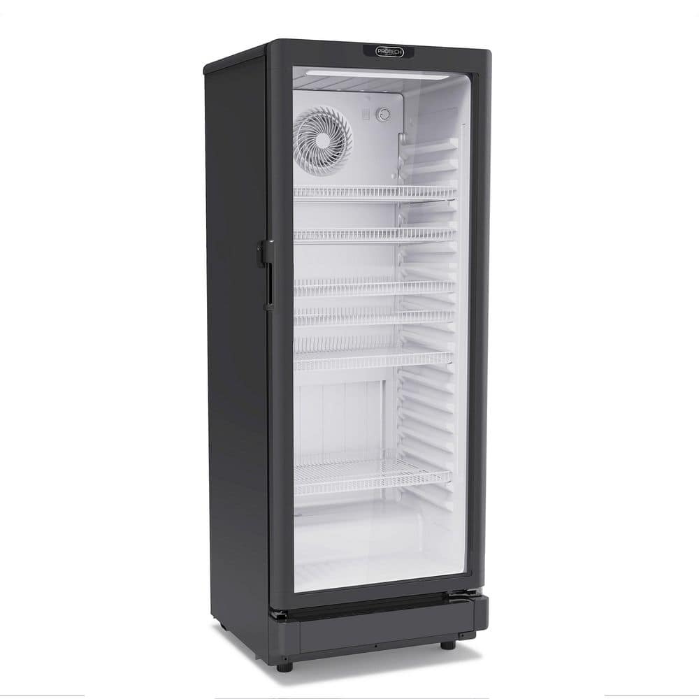 21.3 in. 7.1 cu. ft. Protech Commercial Beverage Merchandiser Refrigerator with Lock in Black