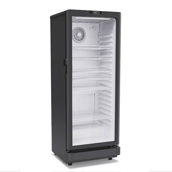 21.3 in. 7.1 cu. ft. Protech Commercial Beverage Merchandiser Refrigerator with Lock in Black