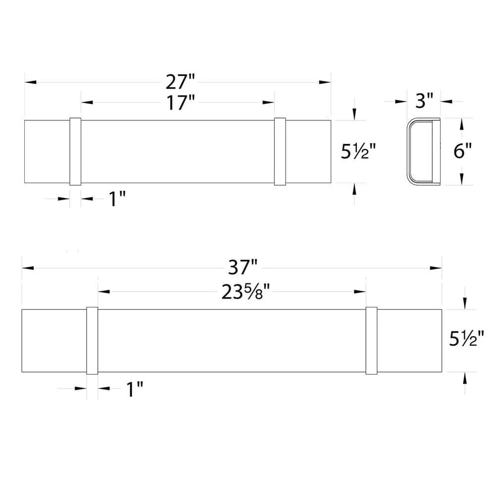 Link 37" Brushed Nickel LED Bathroom Vanity Light with White Acrylic Diffuser