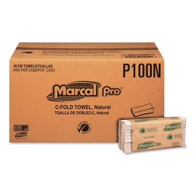 Multifold Paper Towels, 1-Ply, 10.125 in. x 12.875 in., (150-Pack, 16-Carton)