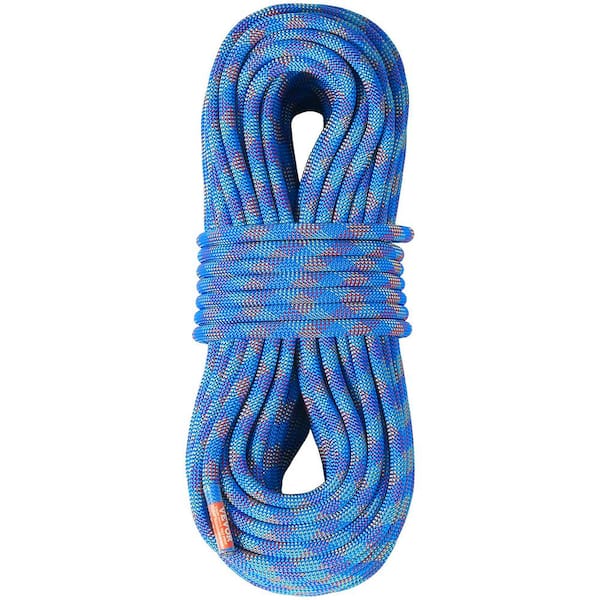 VEVOR 10.2 mm Dynamic Climbing Rope, 70 m, 230 ft. Outdoor Rock Climbing Rope 25 KN Breaking Tension, Stretchable Fiber Rope