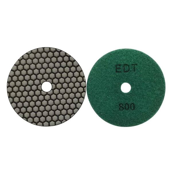 EDiamondTools 4 in. High Performance Stone/Concrete Polishing Pads