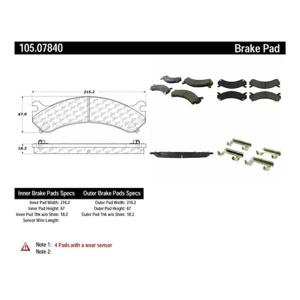 Centric Parts Disc Brake Pad Set