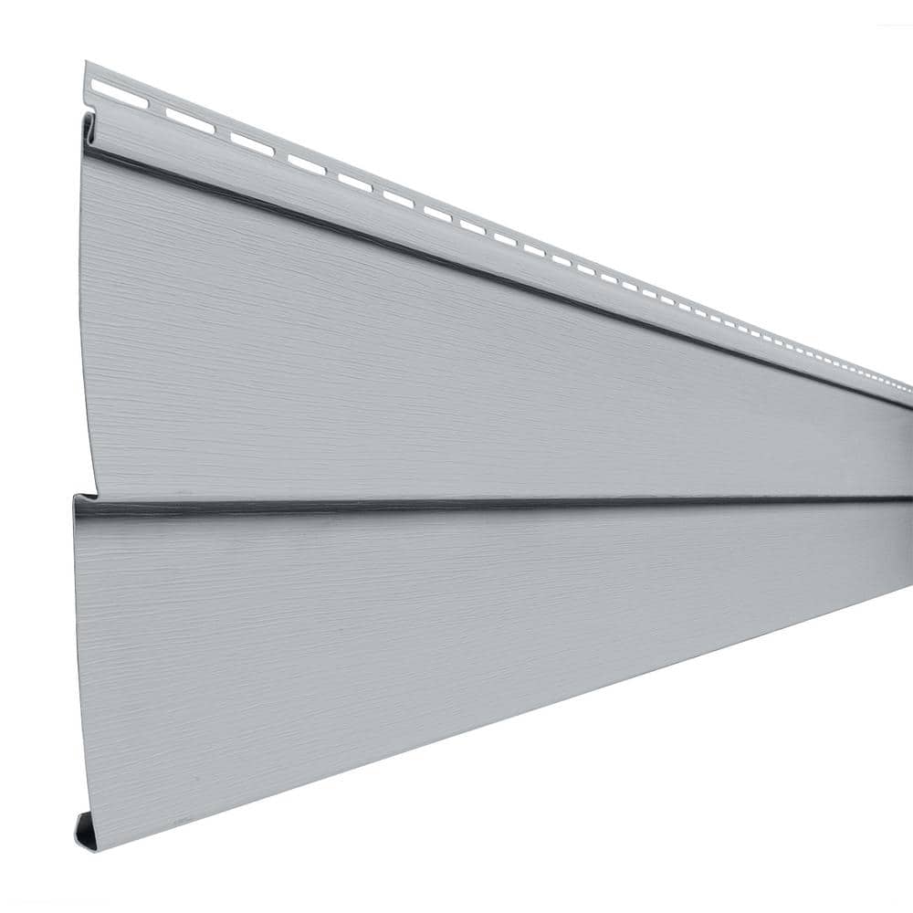 Double 5 in. x 144 in. Slate Blue Lap Vinyl Siding PC50N1HP - The Home Depot