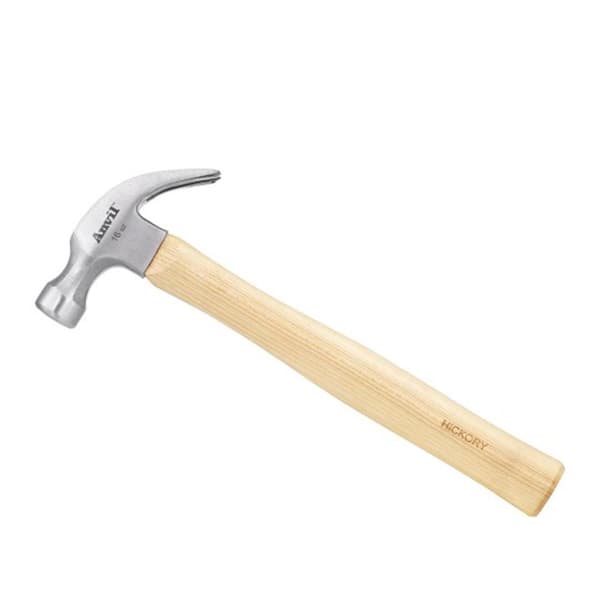 Anvil 16 oz Claw Hammer with Wood Handle