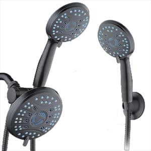3-Way Shower Head Combo 8-Spray Wall Mount Handheld Shower Head 2.5 GPM in ‎Oil Rubbed Bronze