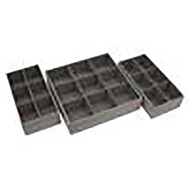 Kitchen Details 15.75-in x 5.71-in Gray Plastic Drawer Organizer in the  Drawer Organizers department at