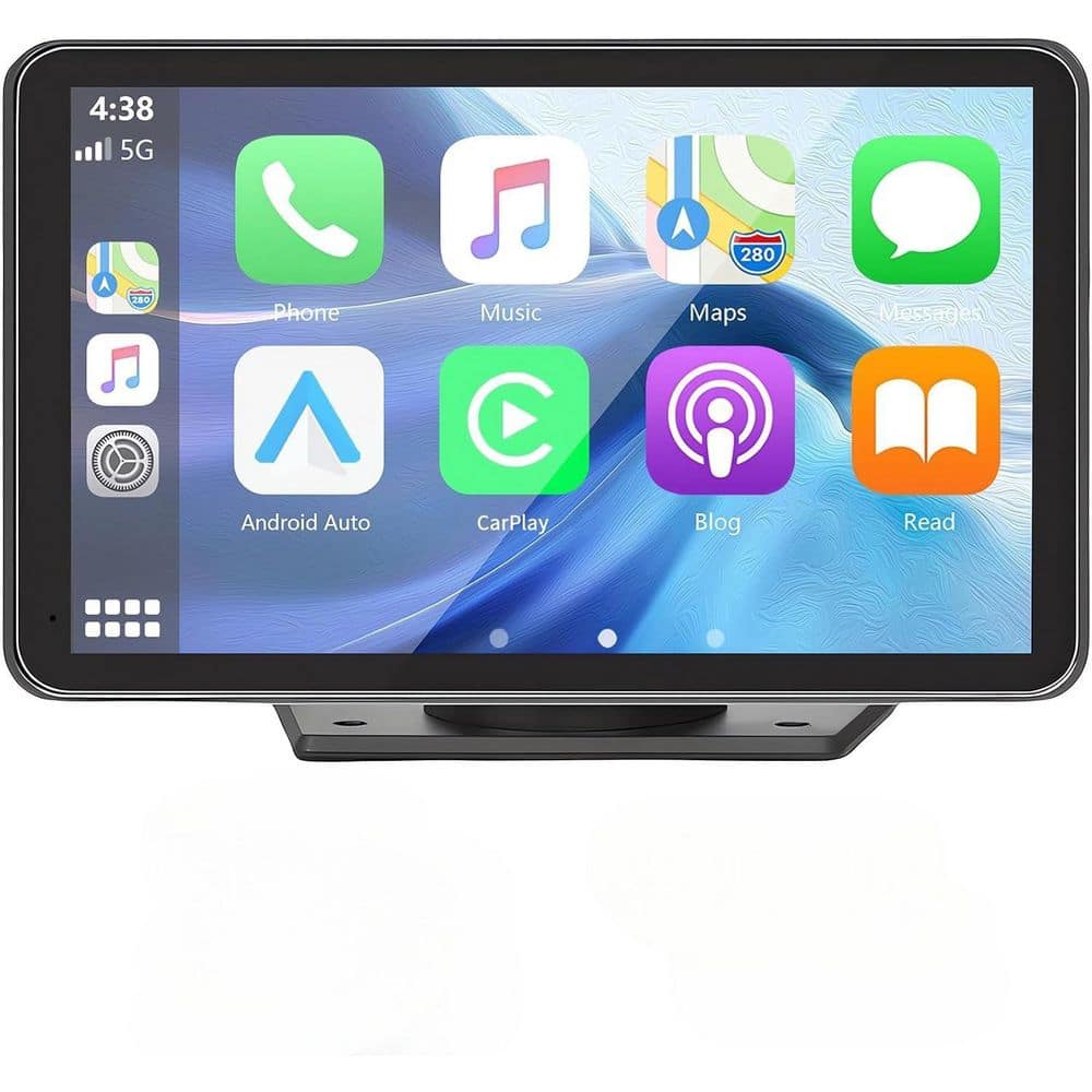 Wireless Car Stereo with Apple CarPlay/Android Auto with Bluetooth Backup Camera for All Vehicle in Black (1-Pack) price history on PriceWatchPro