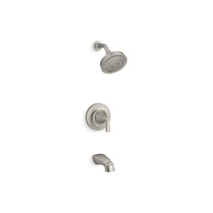 Elmbrook 1-Handle 3-Spray Tub and Shower Faucet in Brushed Nickel (Valve Included)