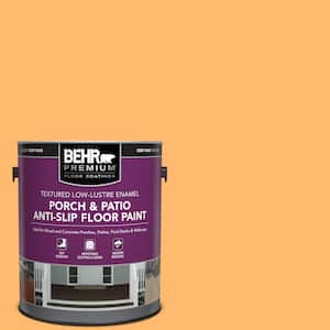 1 gal. #P240-5 Cheese Puff Textured Low-Lustre Enamel Interior/Exterior Porch and Patio Anti-Slip Floor Paint