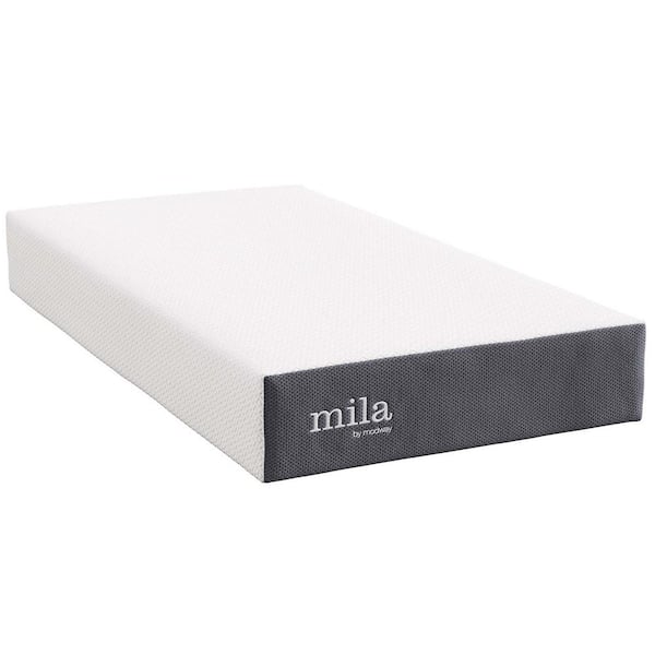 MODWAY Mila 10 in. Firm Memory Foam Tight Top Twin Mattress