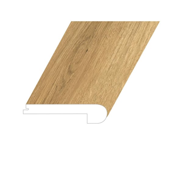 Montserrat Rhodes Moroccan Tan 1 in. Thick x 4.5 in. W x 94.5 in. L HDF Waterproof Laminate Embossed Wood Look Flush Stair Nose