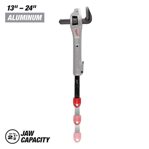 Milwaukee CHEATER Aluminum Adaptable Offset Pipe Wrench