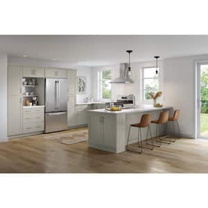 Westfield Dusk Gray Shaker Stock Assembled Pantry Kitchen Cabinet (18 in. W x 23.75 in. D x 90 in. H)
