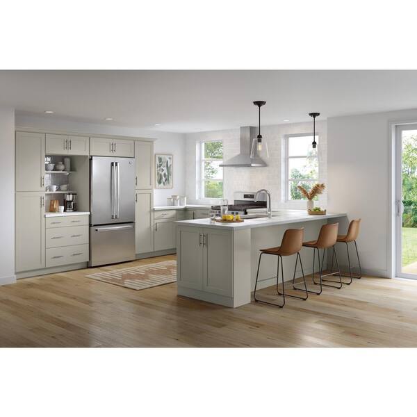 Hampton Bay 18 in. W x 12 in. D x 30 in. H Assembled Wall Kitchen