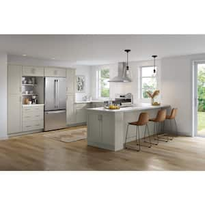 Westfield Dusk Gray Shaker Stock Assembled Wall Kitchen Bridge Cabinet (30 in. W x 12 in. D x 14 in. H)