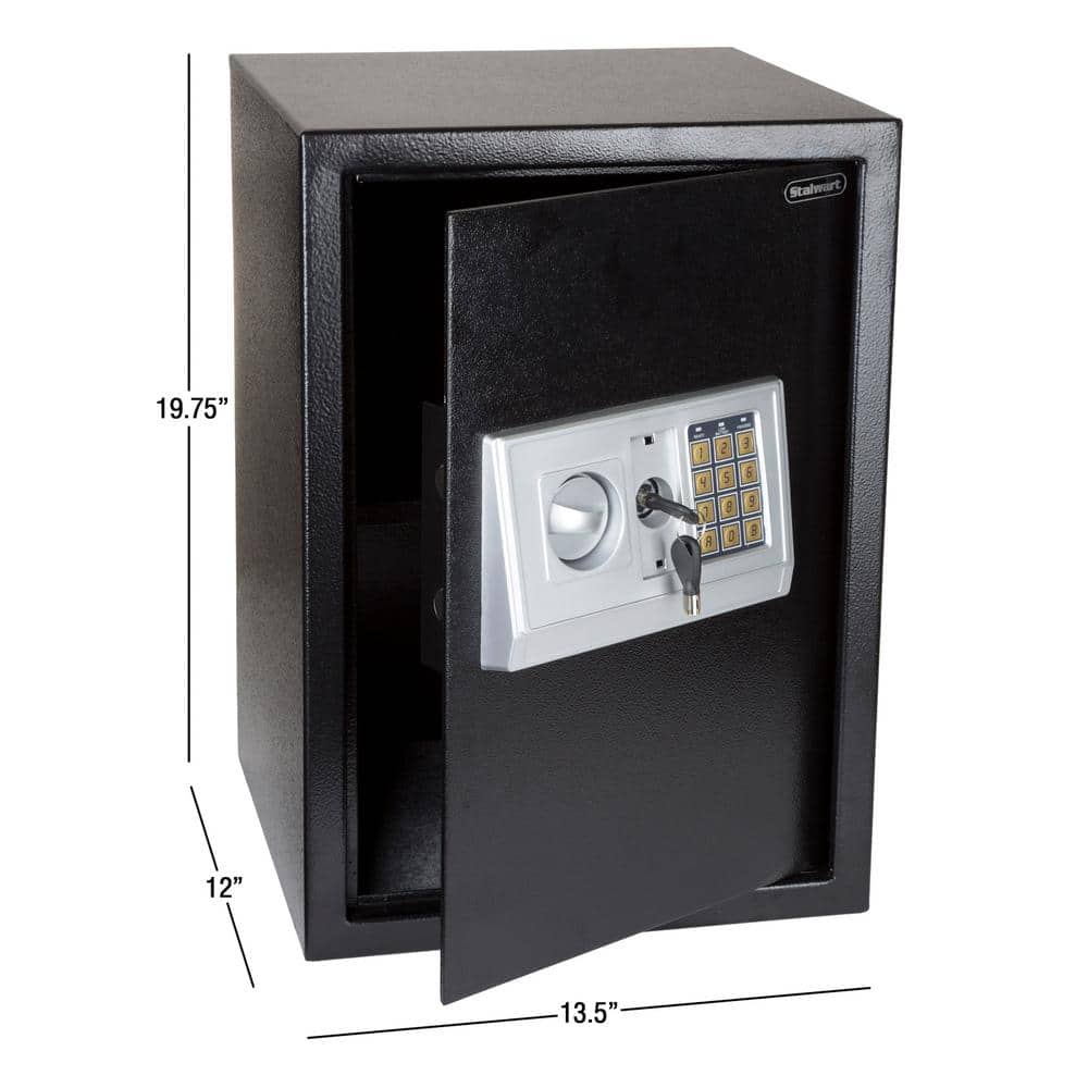 Extra Large Black Steel Digital Safe with Keypad