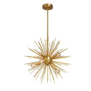 Vega 6-Light Gold Pendant with No Shades