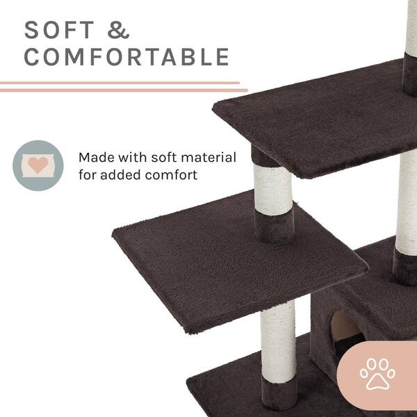 Sam's Pets - Randolph 43 in. Brown Cat Tree