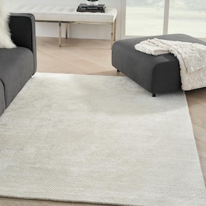 Ma30 Star Ivory 4 ft. x 6 ft. Textured Contemporary Area Rug