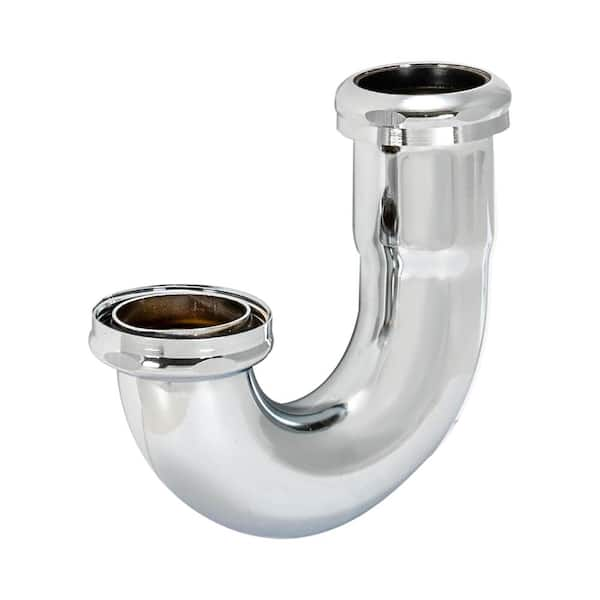 1-1/2 in. Sink Trap J-Bend, Chrome