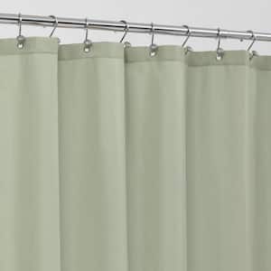 36 in. W x 72 in. L Waterproof Fabric Shower Curtain in Desert Sage