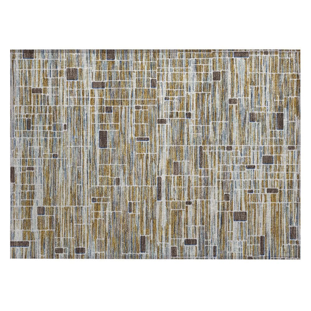 Chantille Machine Washable Indoor/Outdoor Abstract ACN2988 Walnut 2 ft. x 3 ft. Accent Rug price history on PriceWatchPro
