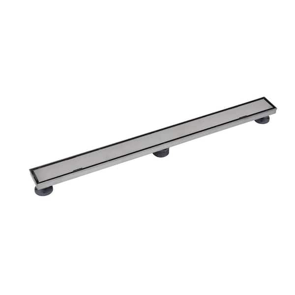 Oatey Designline 36 in. Stainless Steel Linear Shower Drain with Tile-In Pattern Drain Cover