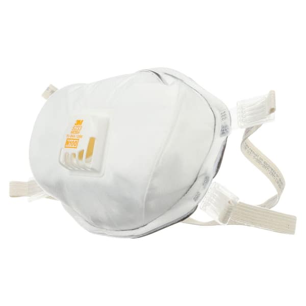 10- 3M 8233 N100 Particulate Respirator Smoke Protection Masks Exhalation Valve
