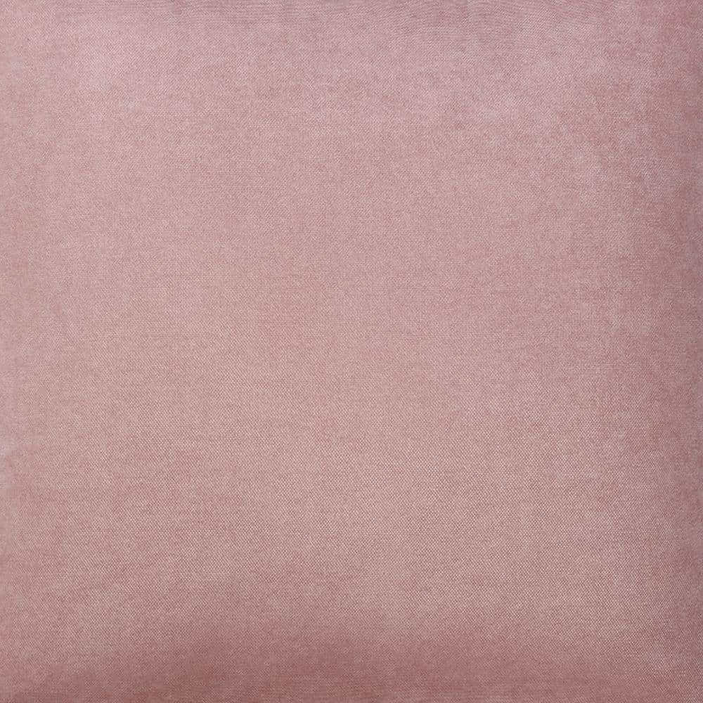 Light Pink Brushed Polyester Twill Throw Pillow Cover Set