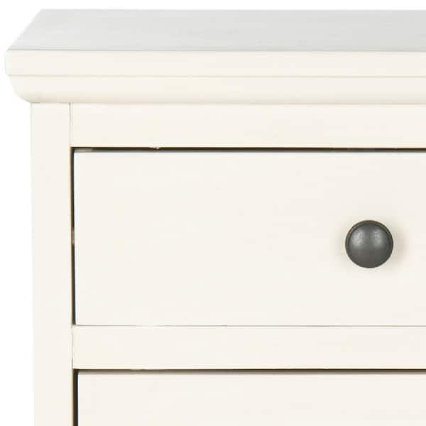 SAFAVIEH Jett White Storage Cabinet AMH5722C - The Home Depot